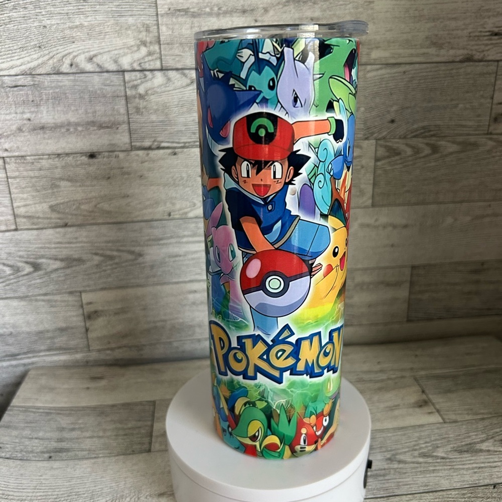 Colorful Pokémon 20oz Stainless Steel Tumbler